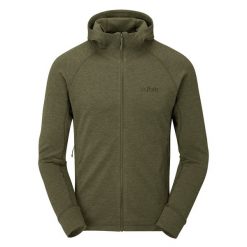 Bluza rozpinana męska Rab Nexus Hoody z kapturem. Zielone bluzy z kapturem RAB, m, bez wzorów, z kapturem. Za 336.99 zł.