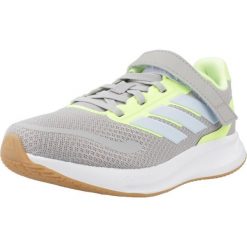 Buty ADIDAS RUNFALCON 5 EL C Szary. Szare buty turystyczne Adidas, bez wzorów, z materiału, bez zapięcia, na fitness i siłownię. Za 236.99 zł.