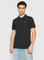 Levi's® Polo Standard Housemarked 35883-0007 Czarny Regular Fit. Czarne koszulki polo m, bez wzorów, z bawełny, bez kołnierzyka, bez ramiączek. Za 189.99 zł.