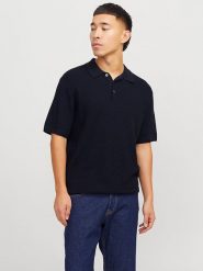 Jack & Jones Koszulka polo "Cooper" w kolorze granatowym rozmiar: XXL. Niebieskie bezrękawniki Jack & Jones, xxl, bez wzorów, z bawełny, bez kołnierzyka, bez ramiączek. Za 105.95 zł.