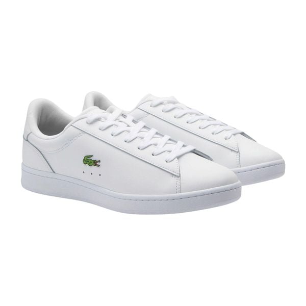 Sneakersy męskie Carnaby Set buty sportowe tenisówki trampki białe. Białe trampki LACOSTE, m, bez wzorów, bez zapięcia. Za 419.00 zł.
