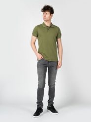 Iceberg Koszulka Polo | F031631A | Mężczyzna | Khaki. Brązowe koszulki polo ICEBERG, m, bez wzorów, z bawełny, bez kołnierzyka, bez ramiączek. W wyprzedaży za 419.00 zł.