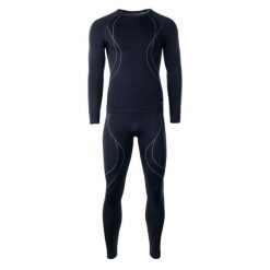Kombinezon narciarski Hi-Tec Ikar Set. Czarne spodnie narciarskie i snowboardowe Hi-tec, m, bez wzorów, narciarskie. Za 310.50 zł.