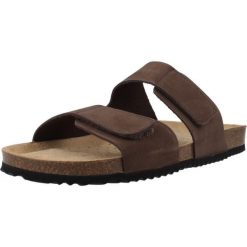 Sandały GEOX SANDAL GHITA Brązowy. Brązowe sandały Geox, z syntetyku, bez zapięcia. Za 193.99 zł.