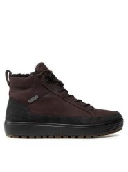 ECCO Kozaki Soft 7 Tred M GORE-TEX 45044459325 Brązowy. Brązowe kozaki ecco, bez wzorów, z gore-texu, bez obcasa, bez zapięcia. Za 779.99 zł.