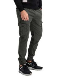 Alpha Industries Joggery Twill 116202 Zielony Regular Fit. Zielone joggery i bojówki Alpha Industries, m, bez wzorów, z bawełny. Za 219.99 zł.