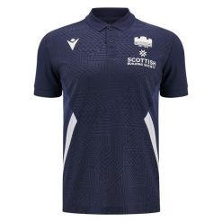 Polo Edynburg Rugby Travel 2024/25 Player 2024/25 2024/25. Niebieskie koszulki polo sportowe Macron, m, bez wzorów, bez kołnierzyka, bez ramiączek. Za 342.50 zł.