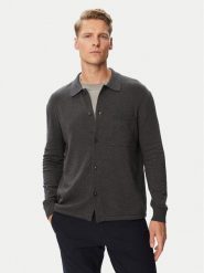 Tommy Hilfiger Kardigan Essential MW0MW40432 Szary Regular Fit. Szare swetry rozpinane Tommy Hilfiger, l, bez wzorów, z bawełny, bez kołnierzyka, bez ramiączek. Za 529.99 zł.