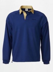 Marmot Sweter "Mountain Works Rugby" w kolorze granatowo-beżowym rozmiar: M. Brązowe swetry nierozpinane Marmot, m, bez wzorów, z materiału, bez kołnierzyka, bez ramiączek. Za 180.49 zł.