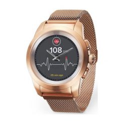MyKronoz ZeTime Elite petite (złoty/milanese)- szybka wysyłka! - Raty 10 x 73,9 zł - Raty 0%. Żółte zegarki sportowe MyKronoz. Za 739.00 zł.