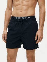 Tommy Hilfiger Szorty kąpielowe UM0UM03749 Granatowy Regular Fit. Niebieskie kąpielówki Tommy Hilfiger, m, bez wzorów, z syntetyku. Za 289.99 zł.