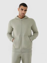 4F Bluza dresowa rozpinana z kapturem męska - khaki 3XL. Brązowe bluzy z kapturem 4F, m, bez wzorów, z bawełny, z kapturem. W wyprzedaży za 129.99 zł.