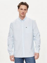 Lacoste Koszula CH1911 Biały Regular Fit. Białe koszule LACOSTE, m, bez wzorów, z bawełny, bez kołnierzyka, bez ramiączek. Za 339.99 zł.