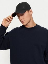 Tommy Hilfiger Czapka z daszkiem Corp 6 Panel AM0AM13336 Czarny. Czarne czapki z daszkiem Tommy Hilfiger, bez wzorów, z materiału. Za 149.99 zł.