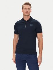 JOOP! Polo 17 JJ-08Brizio 30044699 Granatowy Modern Fit. Niebieskie koszulki polo JOOP!, l, bez wzorów, z bawełny, bez kołnierzyka, bez ramiączek. Za 369.99 zł.
