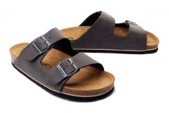 DR. BRINKMANN 600027-09 anthrazit, klapki profilaktyczne męskie. Szare klapki Dr. Brinkmann. Za 140.94 zł.