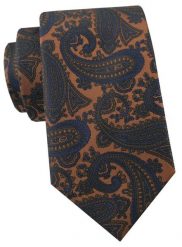 Krawat Męski - Angelo di Monti - Beż z Dużym Paisley. Krawaty i muchy Angelo di Monti, bez wzorów, z tkaniny. Za 45.00 zł.