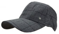 Letnia Męska Czapka z Daszkiem, Full Cap, Grafitowa, w Kratkę, Pako Jeans. Szare czapki z daszkiem Pako Jeans, na lato, bez wzorów, z jeansu. Za 45.00 zł.