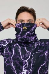 Komin Thunderstruck. Fioletowe szaliki OOSC, bez wzorów, z elastanu. Za 98.99 zł.