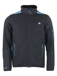 Peak Mountain Kurtka softshellowa "Capron" w kolorze antracytowo-niebieskim rozmiar: XXL. Czarne kurtki outdoor i hardshell Peak Mountain, xxl, bez wzorów, bez kaptura. Za 260.99 zł.