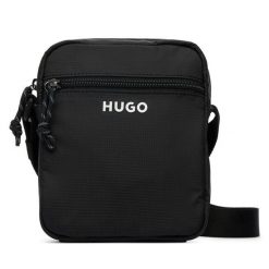 Saszetka HUGO. Czarne torby na ramię Hugo, bez wzorów, małe, bez dodatków. Za 379.99 zł.