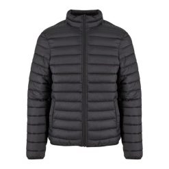Kurtka Męska Niska Waga Pikowana Basic. Czarne kurtki Urban Classics, m, bez wzorów, bez kaptura. Za 217.99 zł.