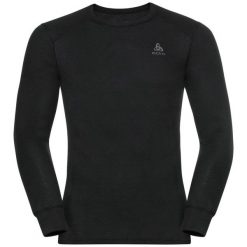 Koszulka termoaktywna męska Odlo ACTIVE Warm ECO. Czarne bielizna termoaktywna ODLO, m, bez wzorów, bez ramiączek. Za 198.99 zł.