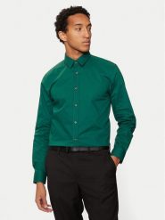 Hugo Koszula Elisha02 50479396 Zielony Extra Slim Fit. Zielone koszule Hugo, m, bez wzorów, z bawełny, bez kołnierzyka, bez ramiączek. Za 159.99 zł.