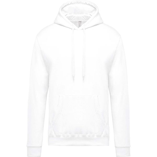 Bluza z kapturem Kariban. Białe bluzy KARIBAN, m, bez wzorów, z kapturem. Za 146.50 zł.