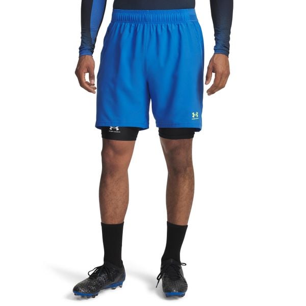 Szorty Under Armour Challenger Pro. Niebieskie szorty Under Armour, bez wzorów, sportowe. Za 182.50 zł.