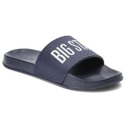 Granatowe Klapki Big Star Męskie Buty Na Lato. Niebieskie klapki BIG STAR. Za 59.99 zł.