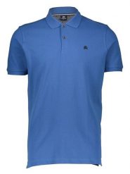 Lerros Koszulka polo w kolorze niebieskim rozmiar: XXL. Niebieskie koszulki polo Lerros, xxl, bez wzorów, z bawełny, bez kołnierzyka, bez ramiączek. Za 79.03 zł.