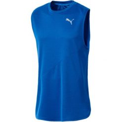 Puma Koszulka Męska Ignite Singlet Mono Strong Blue S. T-shirty sportowe marki Puma. W wyprzedaży za 75.00 zł.