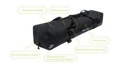 VACme-TECH Torba golfowa 100% szczelna i wodoodporna. Czarne torby na ramię TWISTBOXES, bez wzorów, z materiału, na ramię, bez dodatków. Za 795.00 zł.