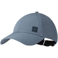 Czapka z daszkiem Summit Cap Stone Blue UPF 50. Niebieskie czapki z daszkiem Buff, bez wzorów, z materiału. Za 128.99 zł.