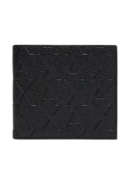 Armani Exchange Portfel XM000167 AF12133 UC001 Czarny. Czarne portfele Armani Exchange, bez wzorów, ze skóry. Za 259.99 zł.