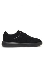 Tommy Hilfiger Sneakersy Th Modern Lightcup Knit FM0FM05886 Czarny. Czarne buty sportowe casual Tommy Hilfiger, bez wzorów, z materiału, bez zapięcia. Za 449.99 zł.