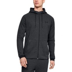Under Armour Bluza męska Unstoppable 2x Knit FZ czarna r. M (1320722-001). Bluzy bez kaptura marki Under Armour. Za 216.00 zł.
