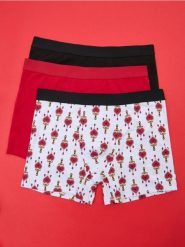 Bokserki Long 3 pack - wielobarwny. Bokserki Sinsay, l, bez wzorów, z bawełny. Za 29.99 zł.