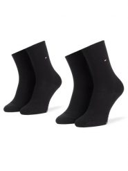 Tommy Hilfiger Skarpety długie 371221 r. 39/42r Czarny. Czarne skarpety Tommy Hilfiger, bez wzorów, z materiału. Za 59.99 zł.