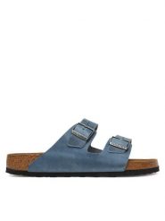 Birkenstock Klapki Arizona Sfb 1030862 Niebieski. Niebieskie klapki Birkenstock, ze skóry. Za 549.99 zł.
