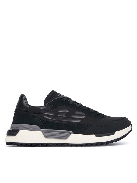 EA7 Emporio Armani Sneakersy 7X000874 AF28089 MC677 Czarny. Czarne buty sportowe casual EA7 Emporio Armani, bez wzorów, ze skóry, bez zapięcia. Za 864.99 zł.