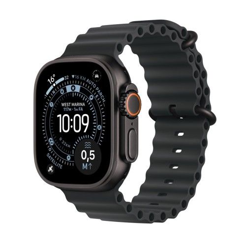 Zegarek Apple Watch Ultra 3 (2025) 5G 49mm tytanowa koperta z paskiem Ocean Band. Zegarki smartwatch Apple, bez wzorów. Za 4,415.99 zł.