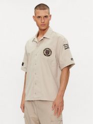 Champion Koszula 220005 Szary Custom Fit. Szare koszule Champion, m, bez wzorów, z bawełny, bez kołnierzyka, bez ramiączek. Za 209.99 zł.