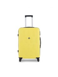 Semi Line Walizka średnia T5619-4 Żółty. Żółte walizki Semi-line, bez wzorów, z tworzywa sztucznego, średnie. Za 219.99 zł.