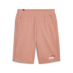 Dwukolorowe szorty Puma Essentials+. Czerwone szorty Puma, bez wzorów, sportowe. Za 183.50 zł.
