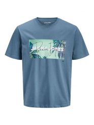 Jack & Jones Koszulka "Indiana" w kolorze niebieskim rozmiar: S. Niebieskie bezrękawniki Jack & Jones, s, bez wzorów, z bawełny, bez kołnierzyka, bez ramiączek. Za 48.28 zł.