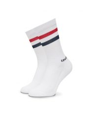 Levi's® Zestaw 2 par wysokich skarpet męskich 37157-1097 Biały. Białe skarpety bez wzorów, z bawełny. Za 39.99 zł.