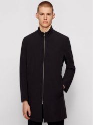 Boss Płaszcz przejściowy Deean 50450011 Czarny Slim Fit. Czarne płaszcze Boss, m, bez wzorów, z syntetyku, bez kaptura. Za 1,799.00 zł.