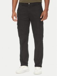 Aeronautica Militare Spodnie materiałowe 251PA1662CT3526 Czarny Regular Fit. Czarne spodnie materiałowe Aeronautica Militare, m, bez wzorów, z bawełny. Za 669.99 zł.